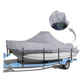Center Console Boat Cover, 900D Heavy Duty Boat Center Console Cover with Motor Cover and Metal Windproof Adjustable Buckle
